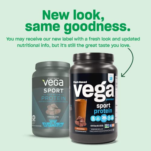 Vega Premium Sport Protein Berry Protein Powder, Vegan, Non GMO, Gluten Free Plant Vega