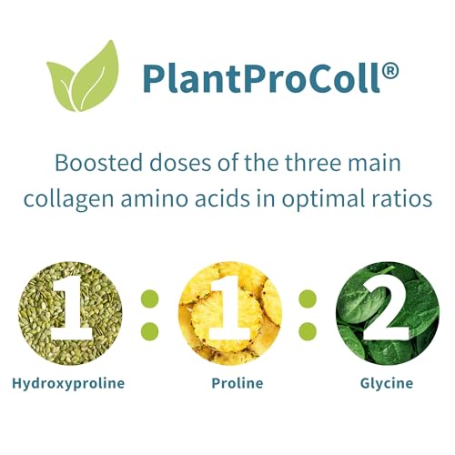 Vegan Collagen Powder, Plant-Based Peptide Protein Supplement with Glycine, 21 Amino Acids & Vitamin C, Complete Collagen Igennus Healthcare Nutrition