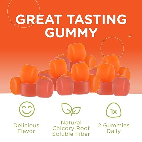 Zahler - Fiber Gummies for Adults & Kids (60 Count) Certified Kosher Adult & Kids Fiber Gummy Zahler