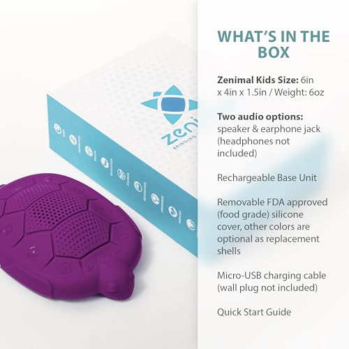 Zenimal Kids Meditation Audio Player - Patented Screen-Free Mindfulness Device with 9 Audio Meditations Zenimal