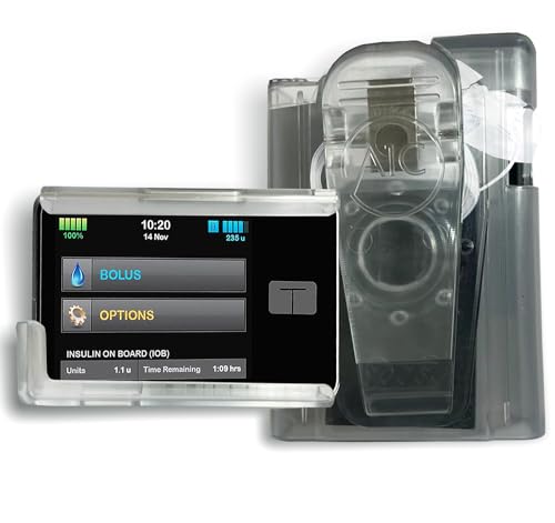 (2023-24 Model) A1C Pump Case, 360 Rotating Case for Tandem Tslim, t:Slim X2, t:Slim G4