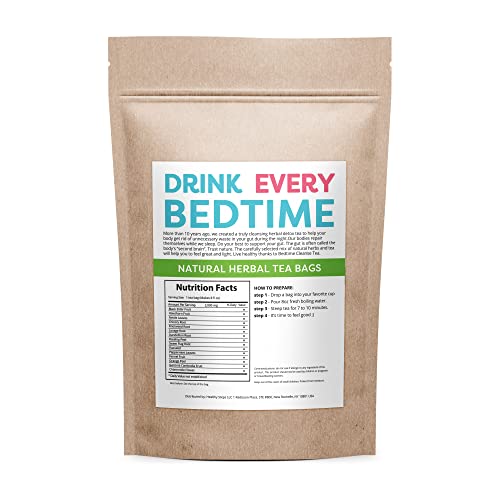 14 Days Bedtime Cleanse Tea : Detox Skinny Herb - Effective Detox Tea, Support Cleanse Detox Skinny Herb Tea