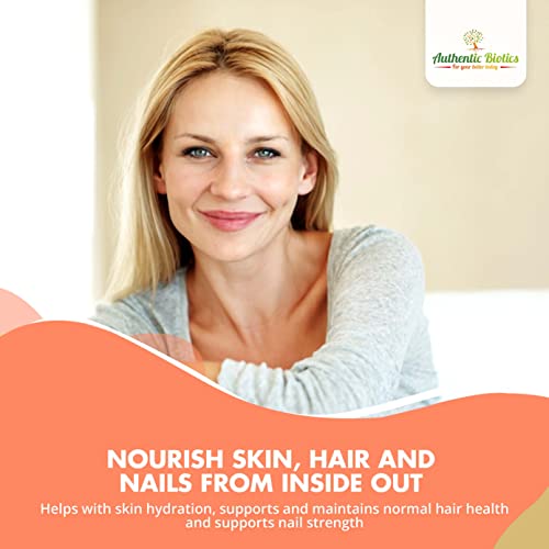 Vegan Collagen Boosting Natural Plant-based Skincare, Vitamins for Healthy Skin with Antioxidants Authentic Biotics