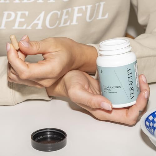 VERACITY SELFCARE Androgen Detox Fatigue Ease, Hair Growth Supplement, Hormone Balance VERACITY SELFCARE