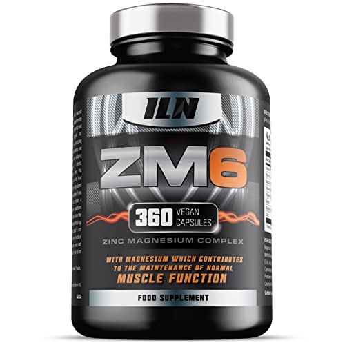ZM6 - High Strength Zinc Magnesium Supplement - Zinc & Magnesium for Muscle Function 