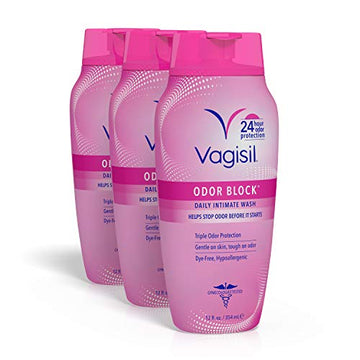 Vagisil Feminine Wash for Intimate Area Hygiene, Odor Block, Gynecologist Tested,