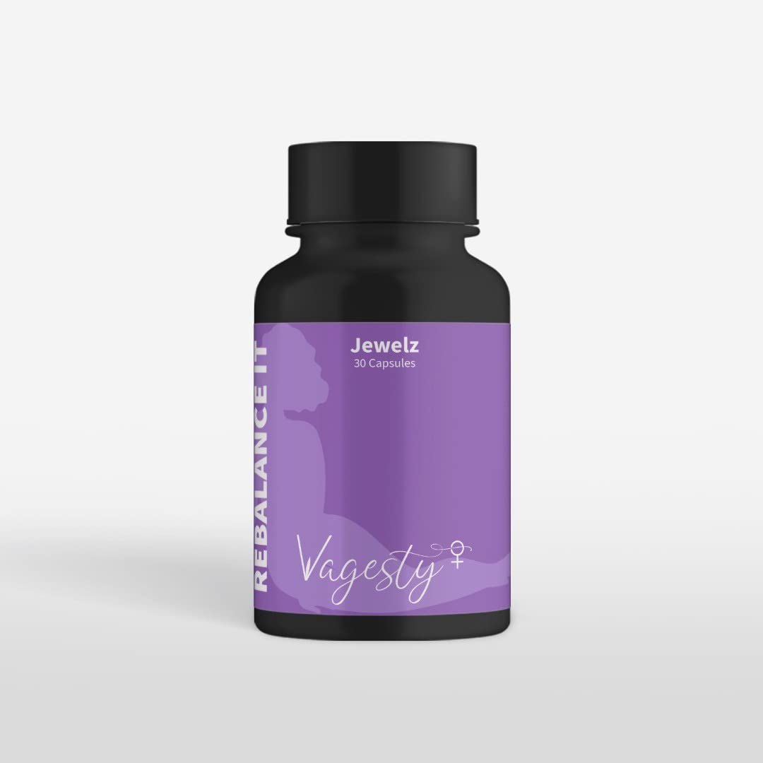 Vagesty Jewelz boric Acid Vaginal Suppositories, 100% Pure boric Acid, rebalance Vaginal pH