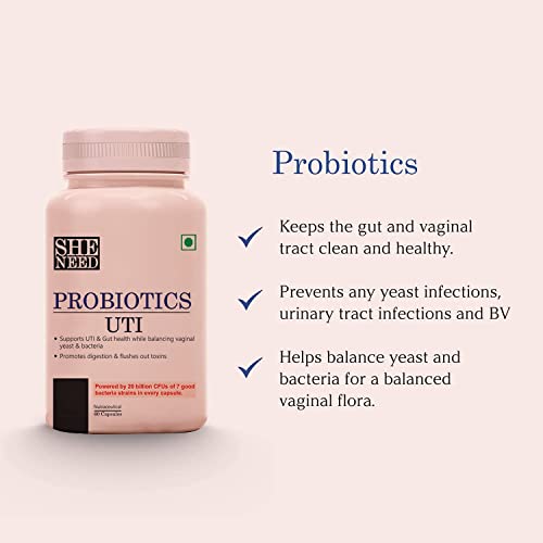 Vishopy, Track UTI PROBIOTICS Supplement for Men Women – 20 Billion CFUs with 7 Strains Vishopy