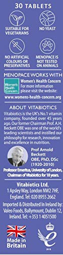 Vitabiotics Menopace Night Tablets 30 Capsules Vitabiotics