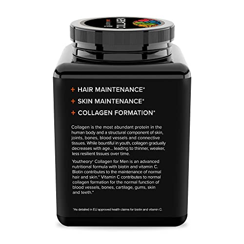 Youtheory Collagen Advanced 1, 2 and 3 Mineral Supplements for Men-290 Tablets YouTheory