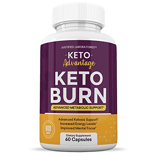 (2 Pack) Keto Advantage Keto Burn Pills Includes Apple Cider Vinegar goBHB Exogenous Justified Laboratories