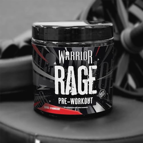 Warrior, Rage - Pre-workout Powder - 392g - Energy Drink Supplement with Vitamin C Warrior
