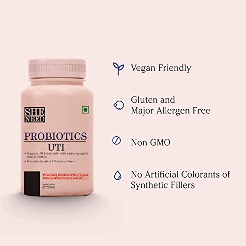 Vishopy, Track UTI PROBIOTICS Supplement for Men Women – 20 Billion CFUs with 7 Strains Vishopy