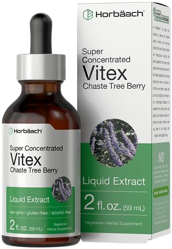 Vitex Berry Chasteberry Extract | 2 fl oz | Super Concentrated | Alcohol Free Chaste Tree 