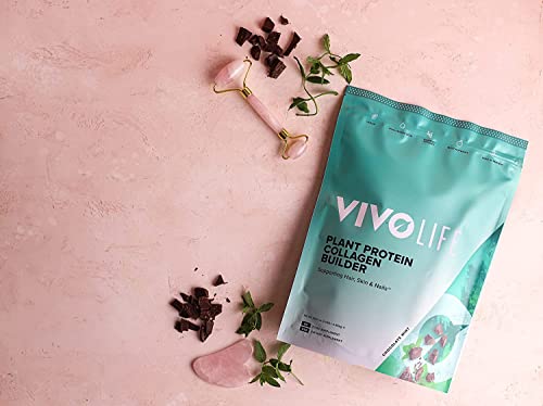 Vivo Life - Plant Protein Collagen Builder with Vitamin C, Amino Acids and Hyaluronic Acid Vivo life