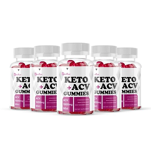 (Official 5 PACK) ProFast Keto ACV Gummies, Pro Fast Keto ACV Gummies Advanced Weight