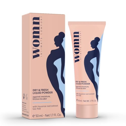 womn Intimate Comfort DRY & FRESH LIQUID POWDER – talc-free liquid body powder against moisture