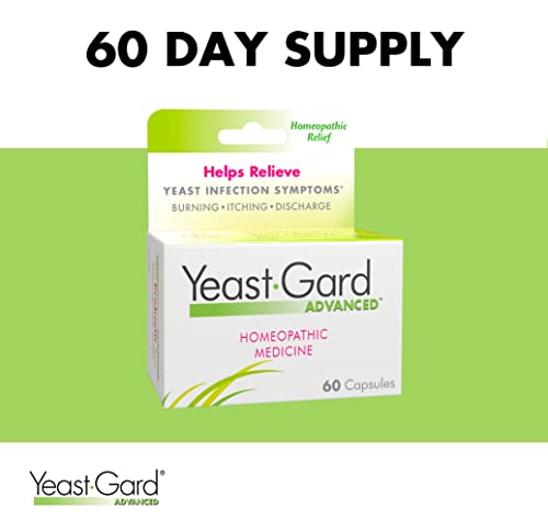 YeastGard Advanced Homeopathic Remedy Capsules - 60 count Bottle Yeast-Gard