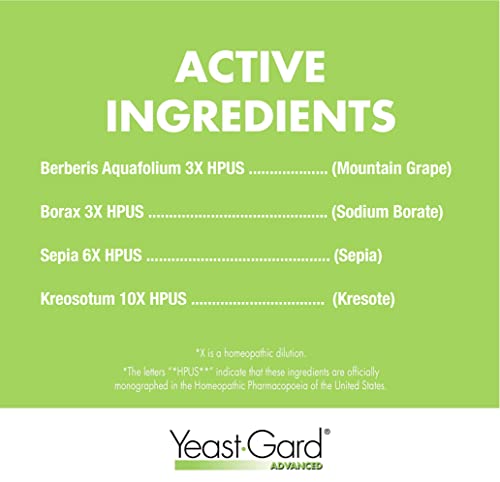 YeastGard Advanced Homeopathic Yeast Infection Vaginal Suppositories - 10 count Box Yeast-Gard