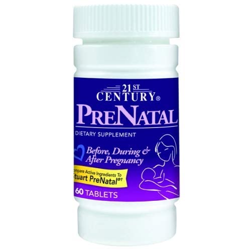 21st Century Vitamins PreNatal Multivitamin Tabs, 60 ct 21st Century