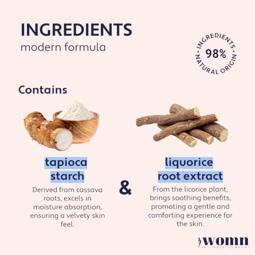 womn Intimate Comfort DRY & FRESH LIQUID POWDER – talc-free liquid body powder against moisture womn