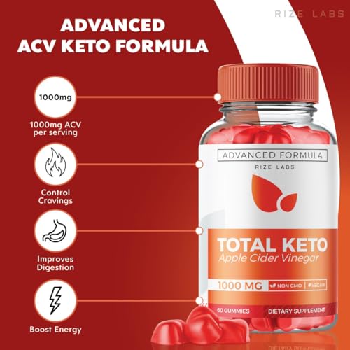 (2 Pack) Total Keto Gummies, Total Keto for Advanced Weight Loss, Total Keto Supplement rize labs