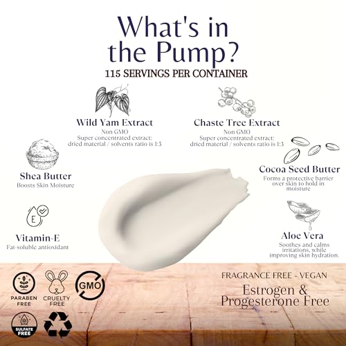 WILD YAM CREAM for Hormone Balance For Women 4.5 oz 115 serv - Barbara O'neill Recomended Potency WILD YAM CREAM