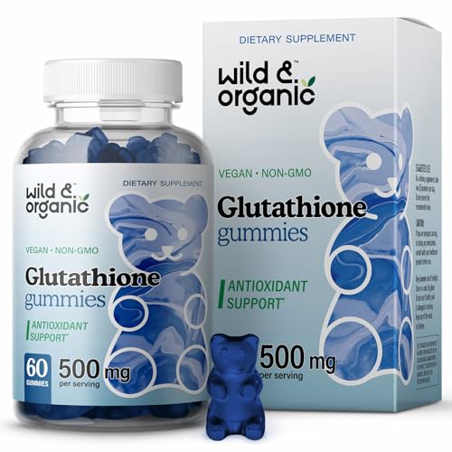 Wild & Organic Glutathione Gummies - Reduced Glutathione for Liver Cleanse & Antioxidants