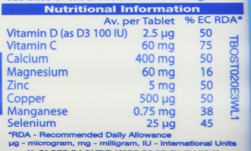Vitabiotics Osteocare Fizz - Effervescent Tablets with Calcium, Magnesium, and Zinc