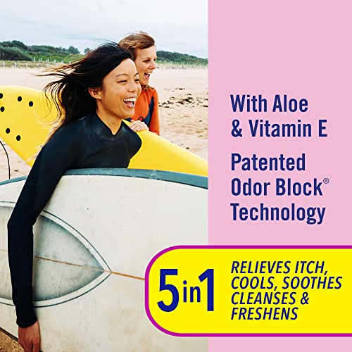 Vagisil Anti-Itch Medicated Feminine Intimate Wipes for Women, Maximum Strength, Gynecologist Tested Vagisil