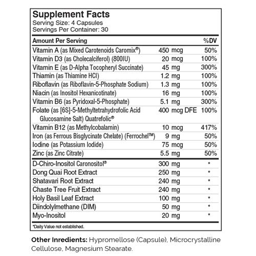 Zahler Female Totality, Fertility Supplements for Women, Fertility Prenatal Vitamins, Certified Kosher Zahler