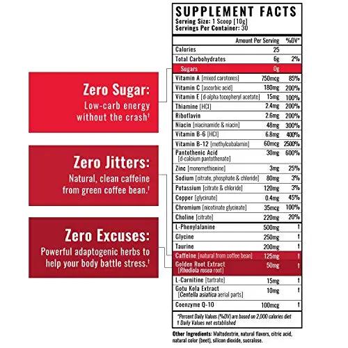 Wilderness Athlete - Energy & Focus | Energy Pre Workout for Women & Men - Energy