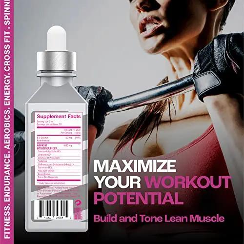 Women's pre-workout for muscle strength, and energy. Get lean, improve your fitness, burn fat faster, strengthen your core, and increase your endurance. Get lean, strong, and slim. Cherry