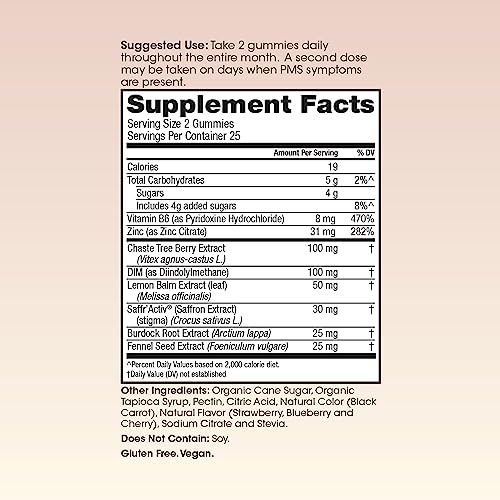 Winged Wellness PMS Relief Vitamins - Daily Hormonal and Balance and PMS Symptom Relief Winged Wellness