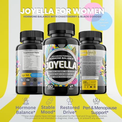 Womens Hormone Balance Supplement for Mood Swings, Hot Flashes Menopause Relief HERBAL HOT