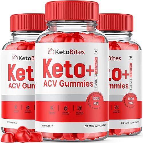(3 Pack) Keto Bites ACV Gummies, KetoBites Keto ACV Gummies Advanced Weight Loss