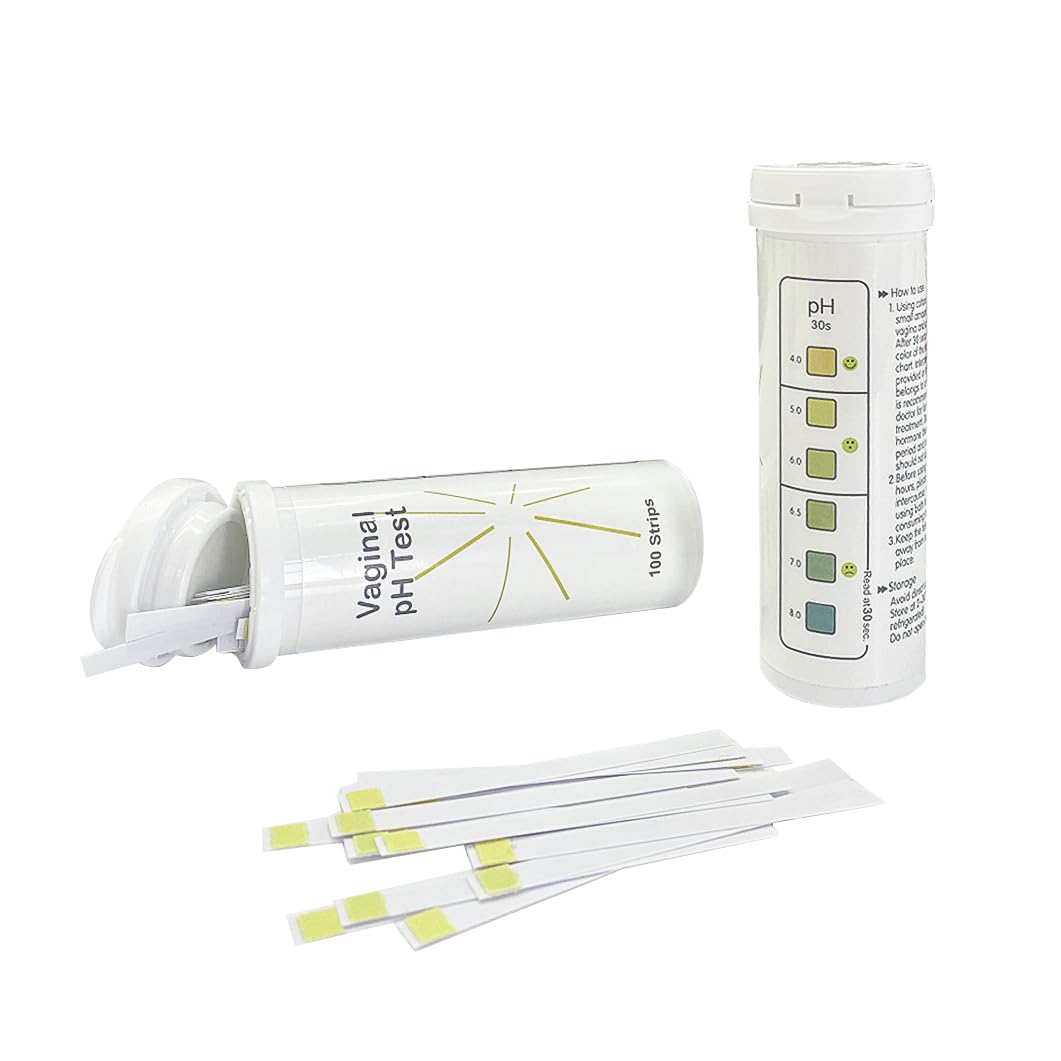 Vaginal pH Test -100 Strips BV Test Kit at Home for Women Feminine pH Test, Value Pack Monitor My Store