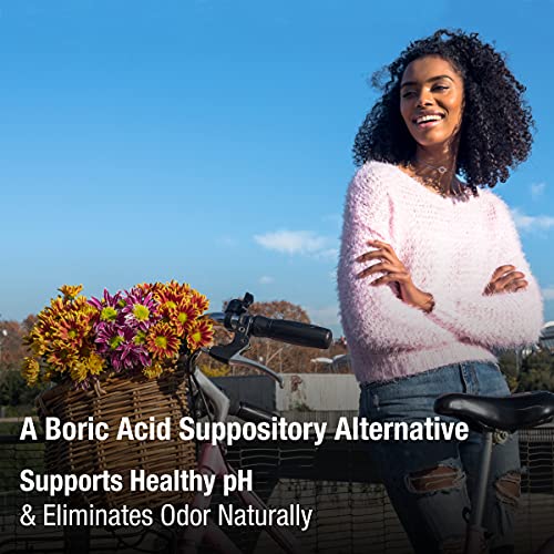 vH essentials Vitamin C Vaginal Tablet | Boric Acid Suppository Alternative | Supports Healthy pH and Eliminates vH essentials