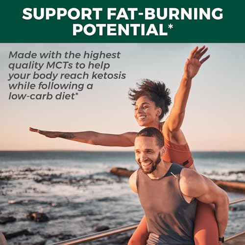 Viva Naturals Organic MCT Oil for Keto Coffee (32 fl oz) - Best MCT Oil Supplement Viva Naturals