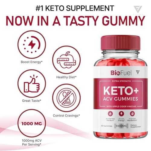 (2 Pack) Biofuel Keto ACV Gummies, Biofuel Keto ACV Gummies Advanced Weight Loss Fyvus