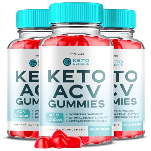 (3 Pack) Keto Genesis Keto ACV Gummies, Keto Genesis ACV Gummies, Keto Genesis Advanced