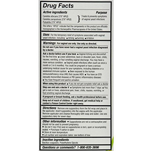 YeastGard Advanced Suppositories, 10-Count Boxes (Pack of 3) Yeastgard Advanced