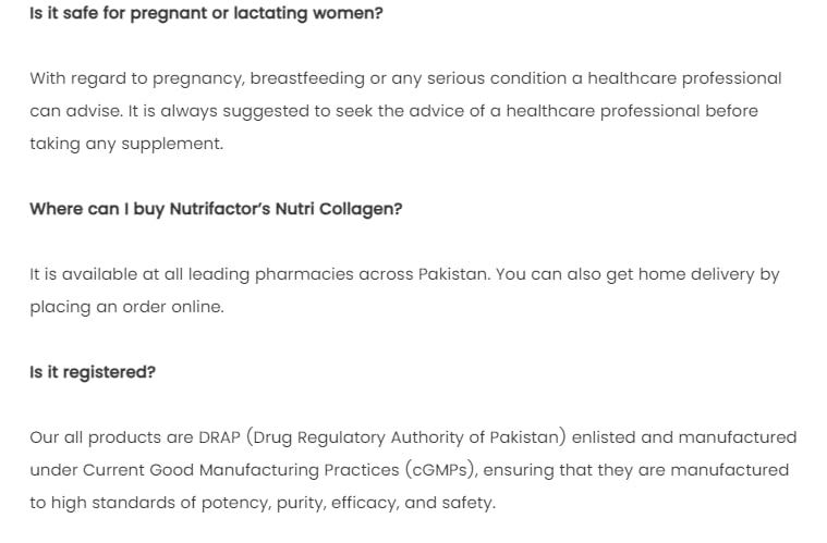 (Buy one, get one Free) Nutrifactor: Collagen: for Healthy Skin Nutrifactor