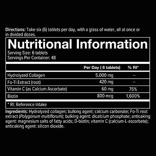 Youtheory Collagen Advanced 1, 2 and 3 Mineral Supplements for Men-290 Tablets YouTheory