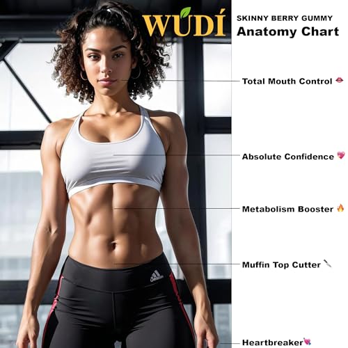 Wúdí Skinny Berry Gummy - Detox, Metabolism & Energy Booster, Plant Based Healthy Wúdí