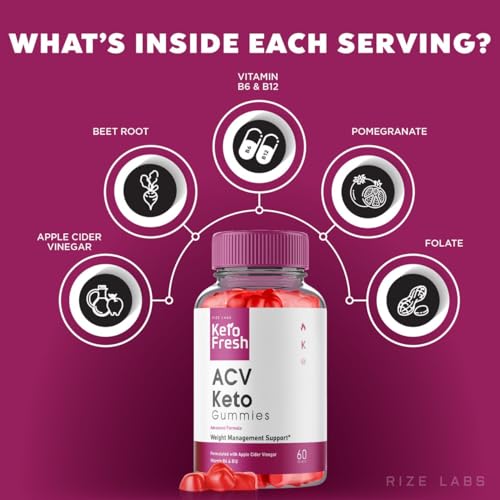 (3 Pack) Keto Fresh ACV Gummies, Keto Fresh ACV Gummies for Advanced Weight Loss rize labs