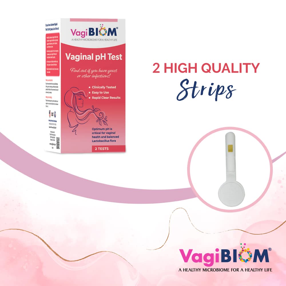 VagiBiom Vaginal pH Tester: Balanced and Healthy Vaginal microbiome ensures Optimum pH VagiBiom