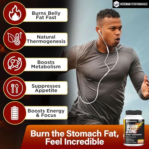 Veteran Performance Burn Zone Thermogenic Fat Burner – Metabolism Booster Appetite