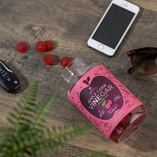 Vegan Apple Cider Vinegar Gummies | Max Strength 1000mg | Gelatin-Free, Vegan, Non-GMO Nature's Nutrition